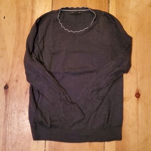 Banana Republic Scalloped Neck Sweater